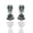 Black, variant on Moonstruck Traditional Indian Golden Minakari Jhumka Earrings With Stones And Pearls for Women (Green)