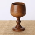 thumbnail image 2 of Gobelet en Bois Coupe Primitive Fait Main 13cm Nouveau Marron4, 2 of 8