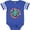 Football Blue and White, variant on Inktastic Peace Through Unity Boys or Girls Baby Bodysuit