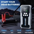 thumbnail image 2 of Jump Starter BSMOOM 8000A w/ Air Compressor 26800mAh, 2 of 7