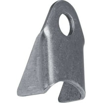 Allstar ALL60017 Chassis Tab - Body Brace - Radius - Gusseted - 1/2 in Mounting Hole - 1/8 in Thick - Natural Steel - Set of 4