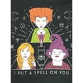 thumbnail image 2 of Hocus Pocus Girls Black Cropped Halloween Witch T-Shirt Shirt X-Small (4-5), 2 of 2