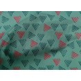 thumbnail image 4 of oneOone Cotton Poplin Fabric Triangle Block Print Sewing Fabric BTY 42 Inch Wide, 4 of 4