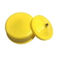 thumbnail image 4 of Round DIY Rotating Music Box Base Clockwork Musical Boxes for Day Table Desk Ornament yellow, 4 of 6