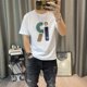 thumbnail image 3 of Ropa de calle Dibujos Alfabeto Camisetas para hombre Top Camisetas para hombre Original Hip Hop Moda Xl Kpop Vintage Divertidas Blancas, 3 of 5