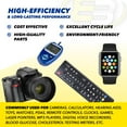 thumbnail image 5 of 2pc 10pk Exell EB-SR521 Silver Oxide 1.5V Watch Battery for SR521SW 379, 5 of 5