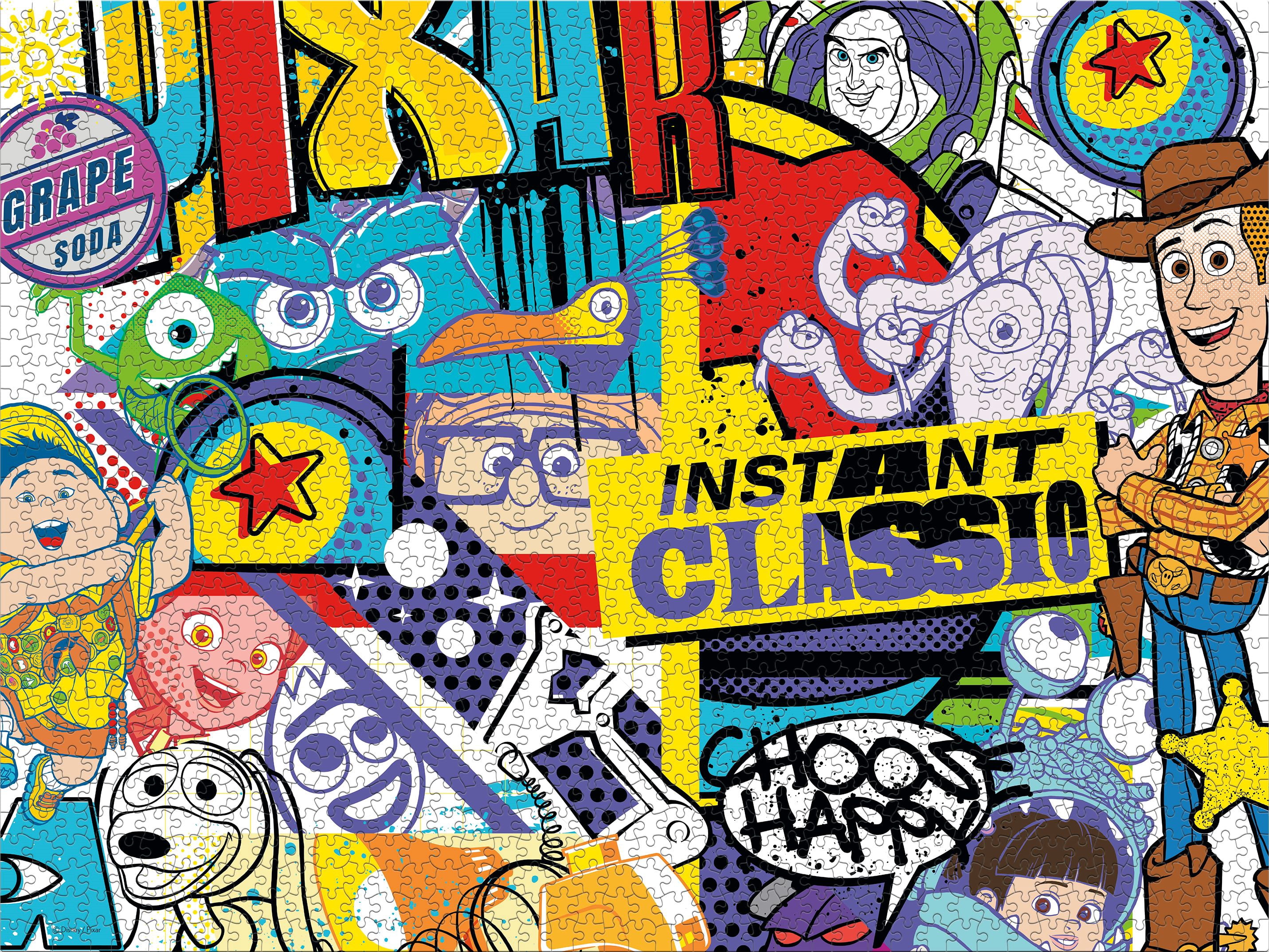 Ceaco Disney Pixar Graffiti 1500 Piece Interlocking Jigsaw Puzzle