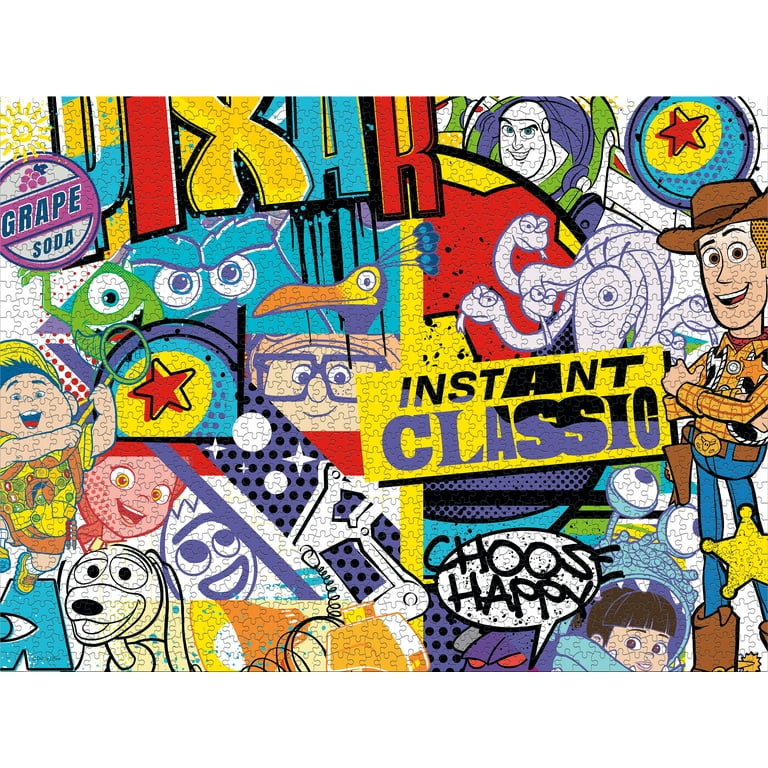 Ceaco Disney Pixar Graffiti 1500 Piece Interlocking Jigsaw Puzzle