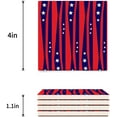 thumbnail image 3 of RYLABLUE Independence Day American Flag Set of 8 Coaster for Drinks, Absorbent Ceramic Stone Coasters Cup Mat with Cork Base for Home Kitchen Room Coffee Table Bar Decor, 3 of 4