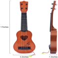 thumbnail image 3 of DEELLEEO Ukulele Simulation Guitar Musical Instruments Toy Early Education Development Birthday Gifts For Kids Boys Girls, 3 of 7