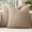 Camel, variant on 18x18 Inch Textured Boucle Throw Pillow Covers Set of 2 Neutral Brown Tobacco Accent Decorative Pillowcases for Sofa Couch Bed