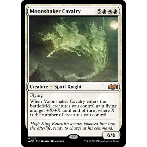 Magic the Gathering - Wilds of Eldraine - Moonshaker Cavalry Near Mint