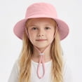 thumbnail image 2 of Toddler Sun Hat Bucket Hat 1-3 Years Outdoor Sun Hat For Toddler Baby Kids Fishing Hat UPF 50+ Breathable Sun Hat Beach Hat Summer Cap, 2 of 5