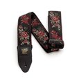 thumbnail image 2 of Ernie Ball 2" Red Rose Jacquard Guitar Strap, 2 of 2