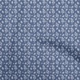 thumbnail image 1 of oneOone Cotton Cambric Medium Blue Fabric Leaves Craft Projects Decor Fabric Printed By The Yard 42 Inch Wide, 1 of 5