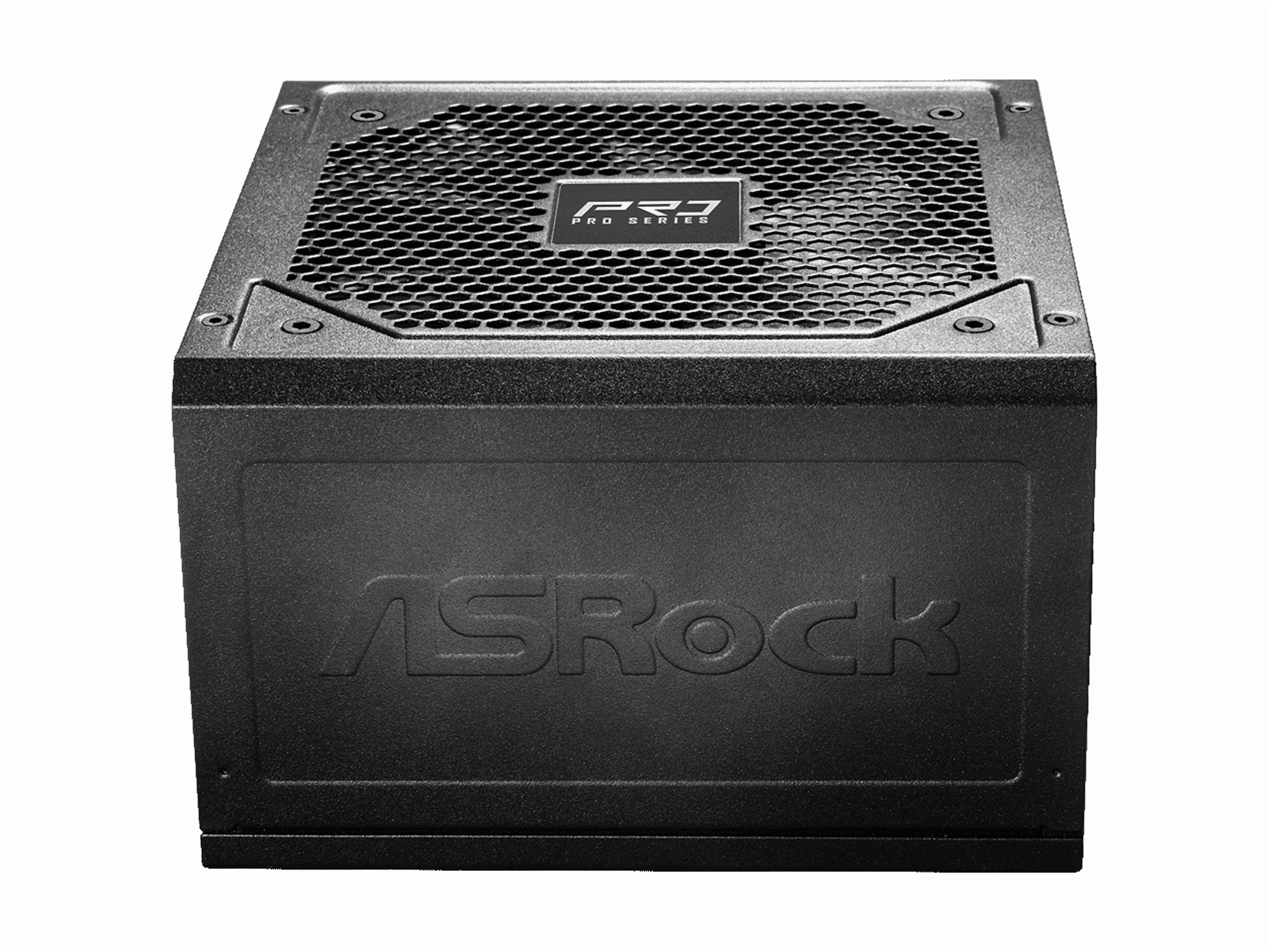 ASRock PRO Series PRO-650G 650 W ATX 3.1 Compatible 80 PLUS GOLD Certified Power Supply