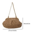 thumbnail image 2 of Bolso Bandolera Con Cadena Mano Paja para Mujer Diario Verano Gran Capacidad, 2 of 9