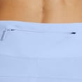 thumbnail image 5 of Miluxas Women's Summer Lightweight Quick Dry Running Shorts Solid High Waisted Workout Gym Track Shorts with Zipper Pockets UPF 50+ Light Blue, 5 of 8