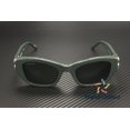thumbnail image 2 of BALENCIAGA BB0311SK 004 Rectangular Acetate Green 53 mm Women's Sunglasses, 2 of 5