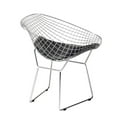 thumbnail image 2 of Plata Import Chrome/Black Diamond Bertoia Chair, 2 of 3