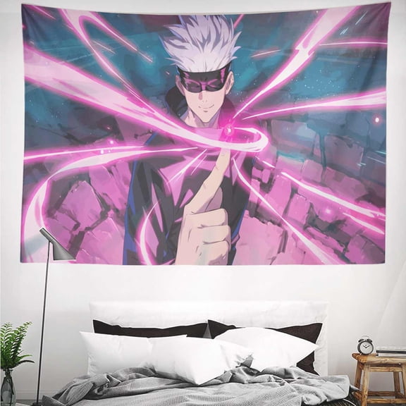 Jujutsu Kaisen Tapestry Gift Wall Hanging Backdrop for Room Bedroom Girls Fans Background Banner Party Birthday Supplies Decor