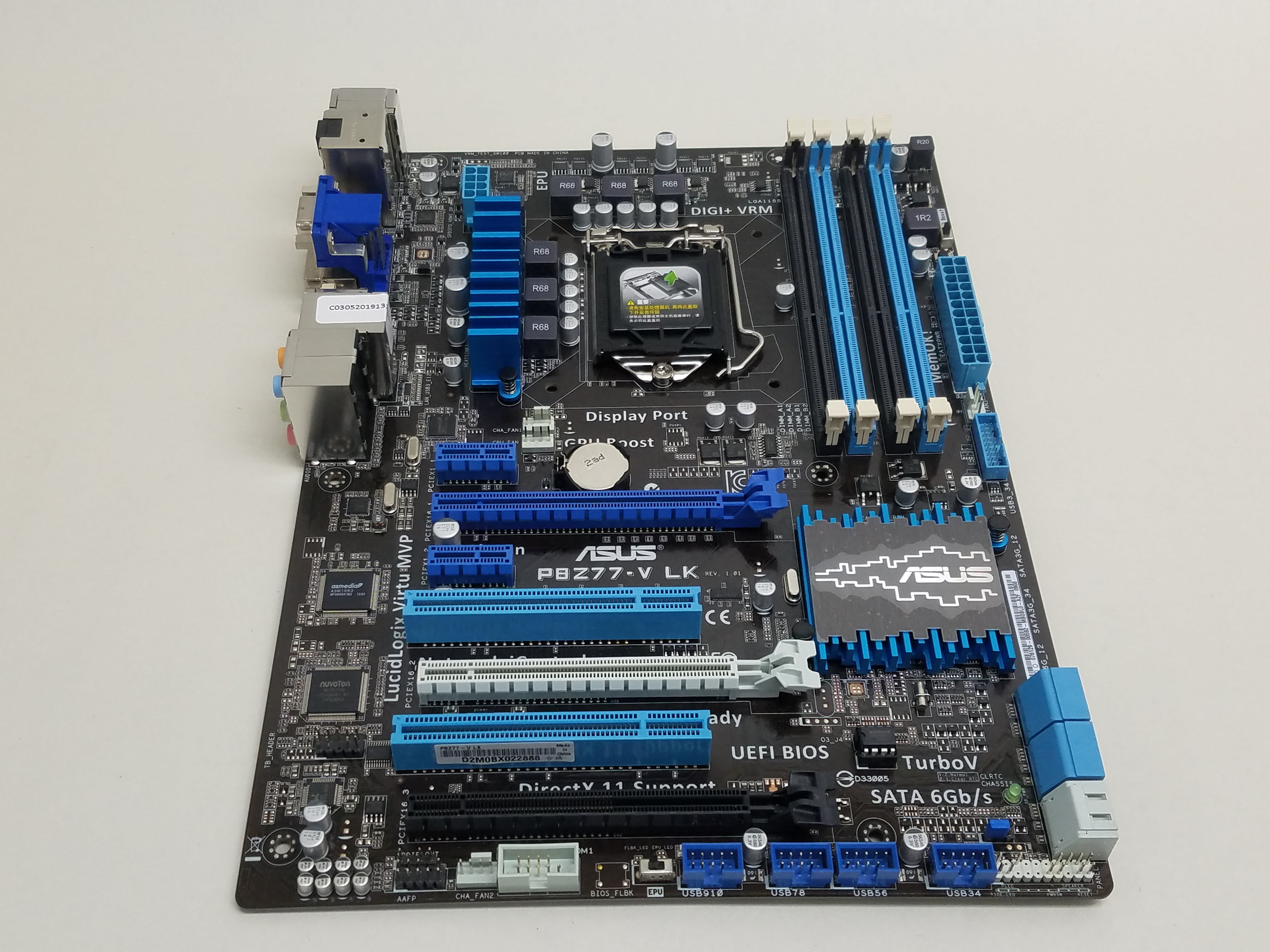 Refurbished Asus P8Z77-V LK LGA 1155/Socket H2 DDR3 SDRAM Desktop