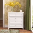 thumbnail image 2 of Drawer Dresser Server Console Table Lockers With 4 Drawers For Home Office Bedrooom 32.68 x 17.72 x 35.55in, 2 of 9