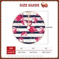 thumbnail image 2 of Haiem Pink Flamingos Pattern Christmas Tree Skirt Merry Christmas Party Christmas Tree Decoration,New Year Decorations-36", 2 of 6