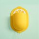 thumbnail image 3 of Wall Mounted Shelf Silicone Toothbrush Holder Lemon Design Toothpaste Knife Holder Wall Mounted Bathroom Organizer (Yellow), 3 of 4