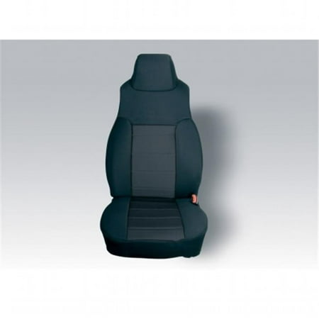 Neoprene Front Seat Covers Black, 03-06 Wrangler
