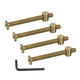 thumbnail image 1 of Uxcell 4 Set Pernos y Tuercas para Literas, Tornillos de Cabeza Hexagonal M8x80mm para Cabeceros de Cama, Sillas y Muebles, 1 of 7