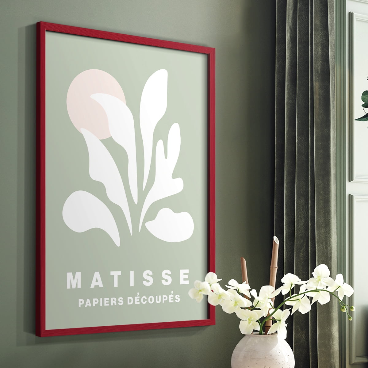 Matisse CCLXVIII in Solid Wood 8 x 10 Framed Print