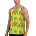 thumbnail image 2 of Balery Cartoon Turtles 1 Pattern Men's Workout Tank Top Gym Muscle Tee Fitness Bodybuilding Sleeveless T Shirt Quick Dry Fit Muscle Tank Top Slim-Fit Tank-X-Large, 2 of 7