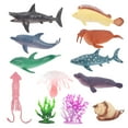 thumbnail image 4 of SEWCHICS  12 Pcs Mini Sea Animal Figures Toy Ocean Figurines Toys for Kids Marine Child, 4 of 8