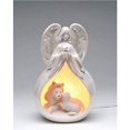 thumbnail image 1 of Appletree Design Eternal Peace Angel with Lion and Lamb, Lighted, 9-1/4-Inch Tall, Includes Light Bulb and Cord, 1 of 1