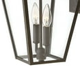 thumbnail image 3 of 2 Light Medium Outdoor Wall Lantern in Traditional Style 10 inches Wide By 17.5 inches High-Oil Rubbed Bronze Finish-Led Lamping Type Bailey Street, 3 of 5