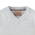thumbnail image 2 of Hope & Henry Boys' Fine Gauge V-Neck Sweater with Elbow Patches, 2 of 3