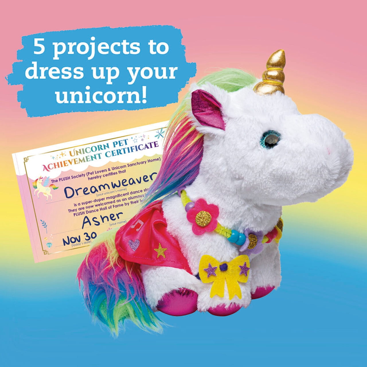 Klutz Jr. Craft & Snuggle: My Pet Unicorn Book & Craft Kit