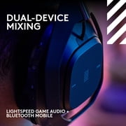Logitech G Astro A50 X LIGHTSPEED Wireless Gaming Headset + Base Station, PLAYSYNC across Xbox Series X|S + PS5 + PC/mac, Black