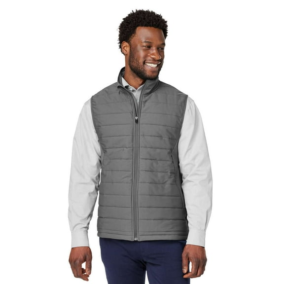 Devon & Jones DG706 Men's New Classics Charleston Hybrid Vest-Graphite Melange/ Graphite-XL