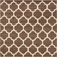 thumbnail image 1 of Unique Loom 3128523 6 x 6 Pi. Tapis Carré Treillis Philadelphia&44; Brun, 1 of 2