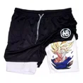 thumbnail image 1 of Short Gym Hombre Deportiva 4 En 1 Bolsa Celular Dragon Ball, 1 of 6