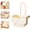 Cream, variant on Hangable Press Automatic Dumping Kitchen Draining Basket,Food Fruit Vegetable Drain Shelf,Detachable Anti-Clog Food Catcher (Cream,1PC)