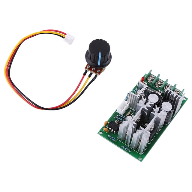 Módulo de Controlador de Velocidad del Motor 20A DC10-60V PWM, Controlador de Motor Regulador Interruptor Módulo Controlador de Potencia