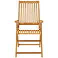 thumbnail image 5 of vidaXL Garden Dining Set Brown Solid Acacia Wood Medium Foldable, 5 of 8