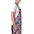 thumbnail image 5 of Cauagu Hawaii Palms Aprons with Pockets,Waterproof Apron for Women,Kitchen Cooking Apron Adjustable Bib Aprons Chef Apron for Cooking,Drawing,Crafting, 5 of 8