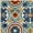 Blue, variant on Well Woven Audun 2'7" x 9'10" Runner Indoor/Outdoor High-Low Southwestern Blue Rug