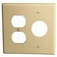 thumbnail image 2 of Morris Products 81685 Lexan Wall Plates 2 Gang 1Duplex 1Single Ivory, 2 of 2