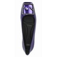 thumbnail image 4 of Franco Sarto Womens Flexa Amaya Square Toe Ballet Flat Metallic Purple Ornament 5M, 4 of 4
