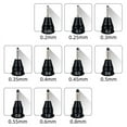 thumbnail image 4 of 8Pcs Black Thin Liner Pens Mini Liner Fineliner Drawing Pens for Artist Illustration Technical Drawing Office Documents, 4 of 5